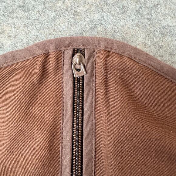 Authentic Louis Vuitton LV Brown Garment Bag Hanging Zip Up 23"x39" - Picture 5 of 9